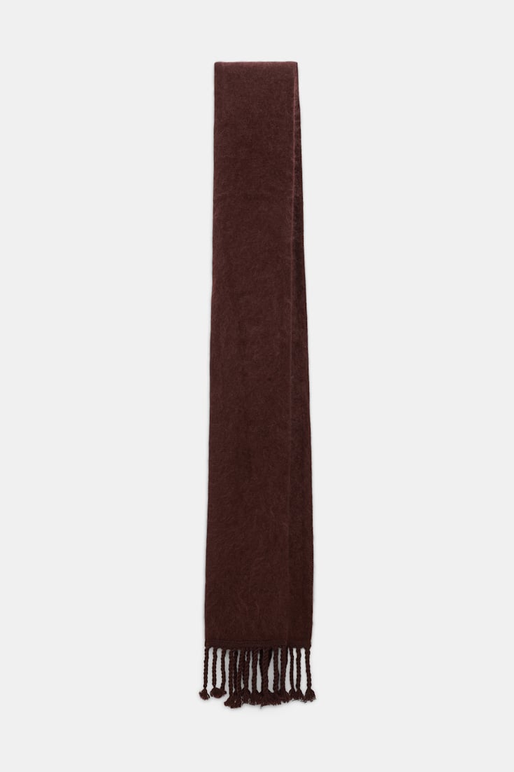 Dorothee Schumacher Fluffy Schal dark chocolate
