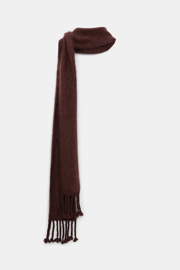 Dorothee Schumacher Fluffy Schal dark chocolate