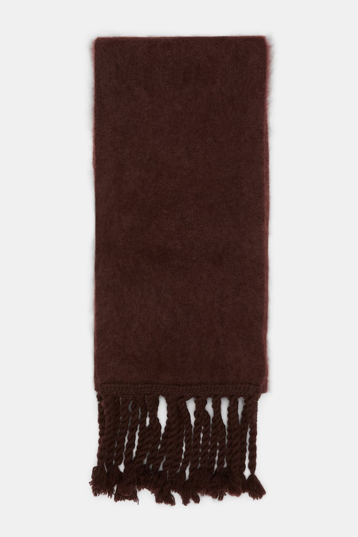 Dorothee Schumacher Fluffy Schal dark chocolate