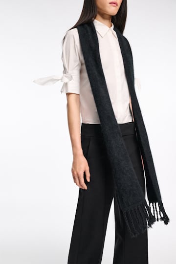 Dorothee Schumacher Fluffy Schal pure black