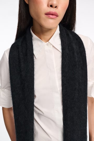 Dorothee Schumacher Fluffy Schal pure black