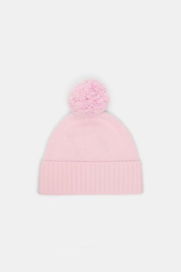 Dorothee Schumacher Fluffy Mütze mit Bommel candy rose