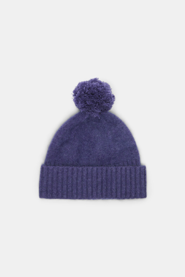 Dorothee Schumacher Fluffy Mütze mit Bommel lavendel night