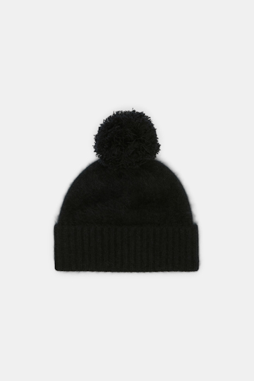 Dorothee Schumacher Virgin Merino-cashmere hat pure black