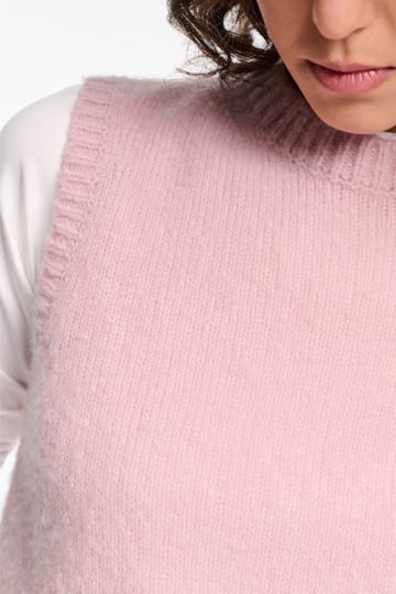 Dorothee Schumacher Top mit Rundhalsausschnitt light pink