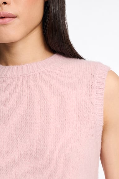 Dorothee Schumacher Top mit Rundhalsausschnitt light pink