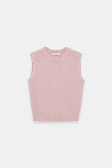 Dorothee Schumacher Top mit Rundhalsausschnitt light pink
