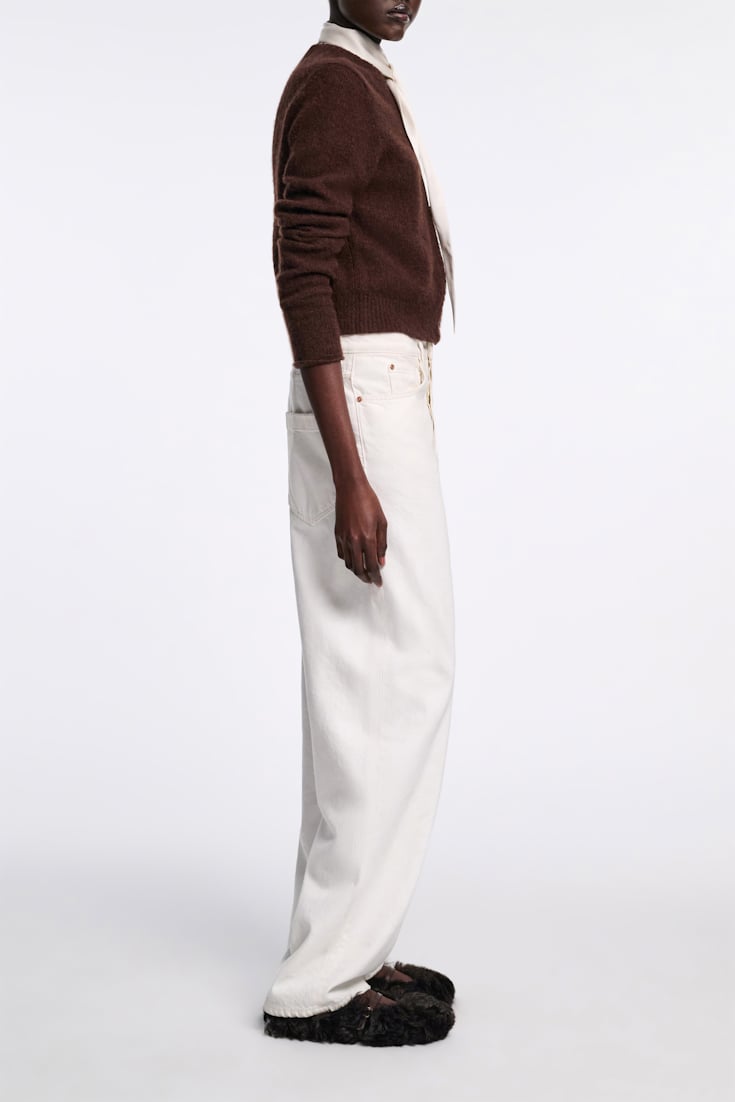 Dorothee Schumacher Cardigan mit Rundhalsausschnitt chocolate