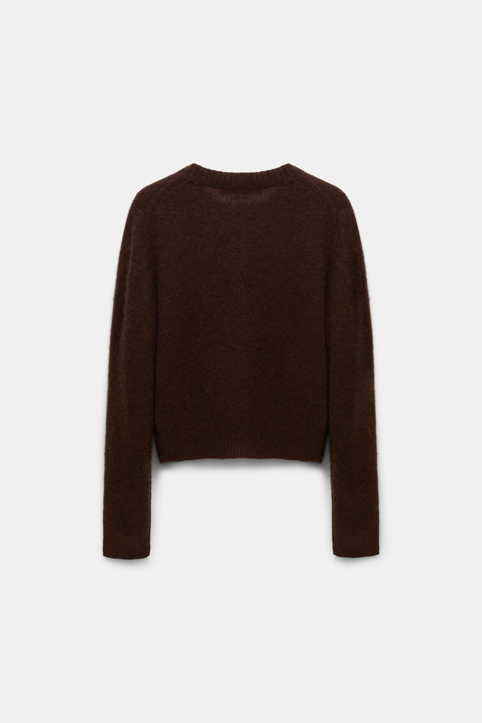 Dorothee Schumacher Cardigan mit Rundhalsausschnitt chocolate