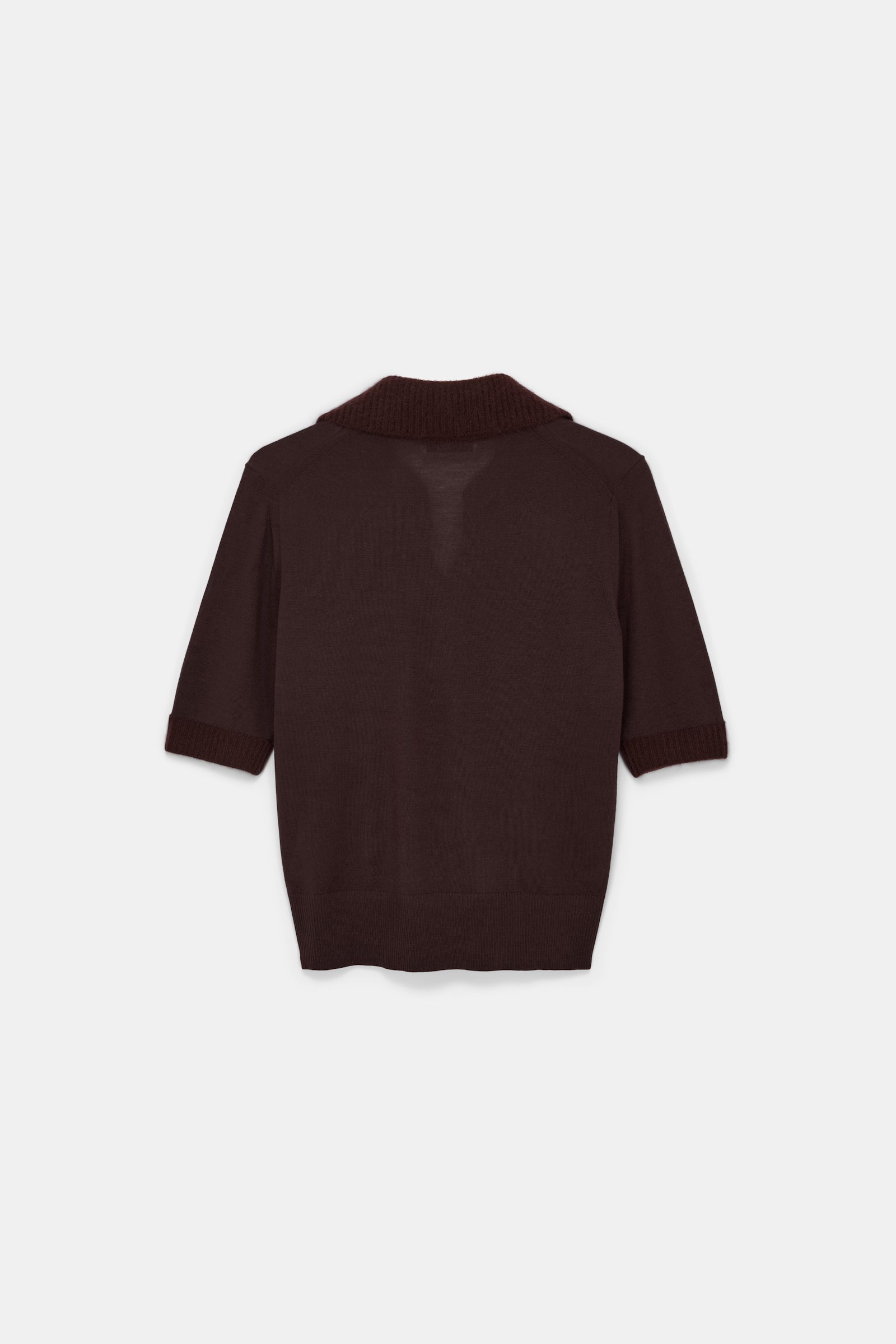 Dorothee Schumacher Pullover mit fluffy Details dark chocolate
