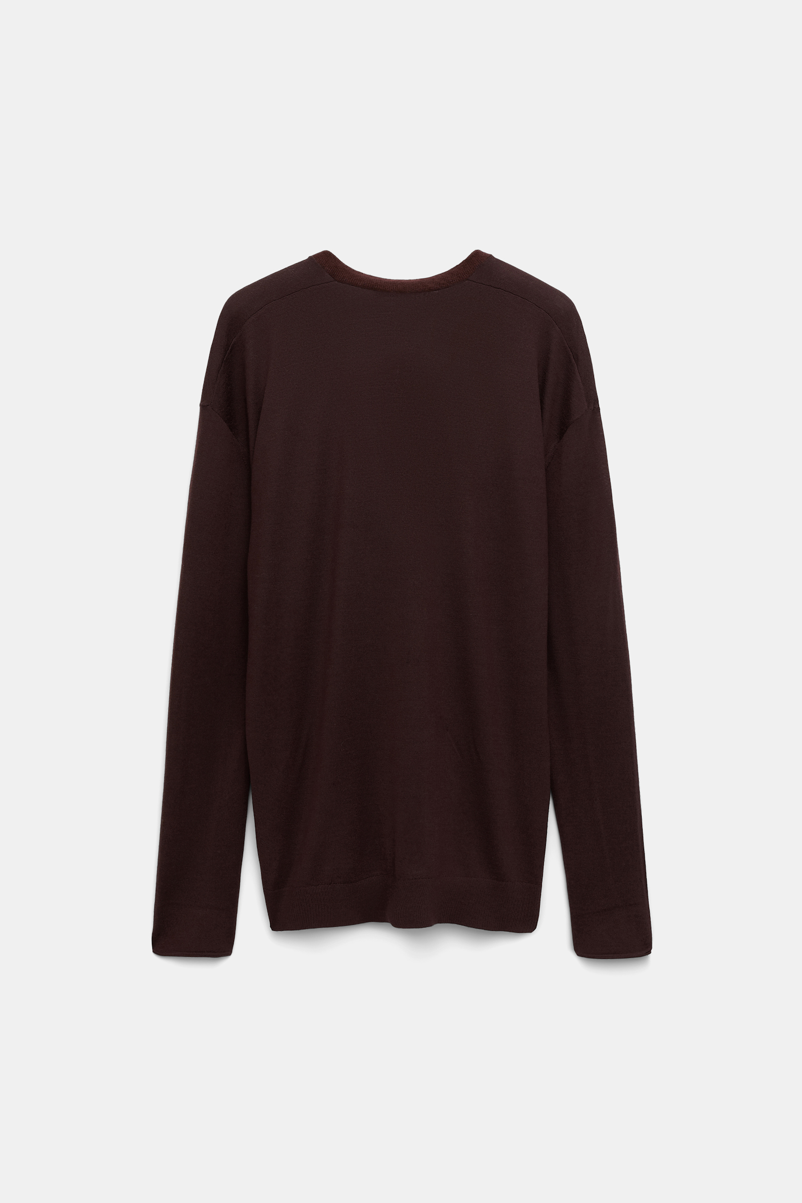 Dorothee Schumacher Pullover mit fluffy Details dark chocolate