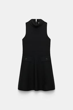 Dorothee Schumacher Doubleface Kleid aus Merino pure black