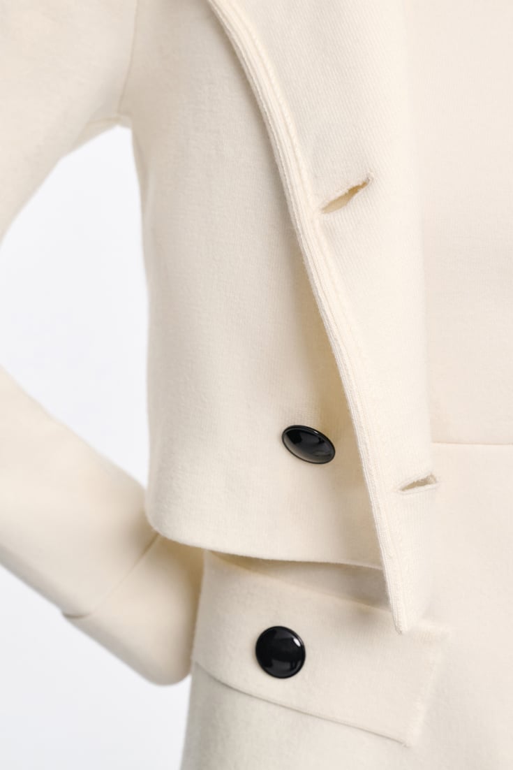 Dorothee Schumacher Doubleface Jacke aus Merino camellia white