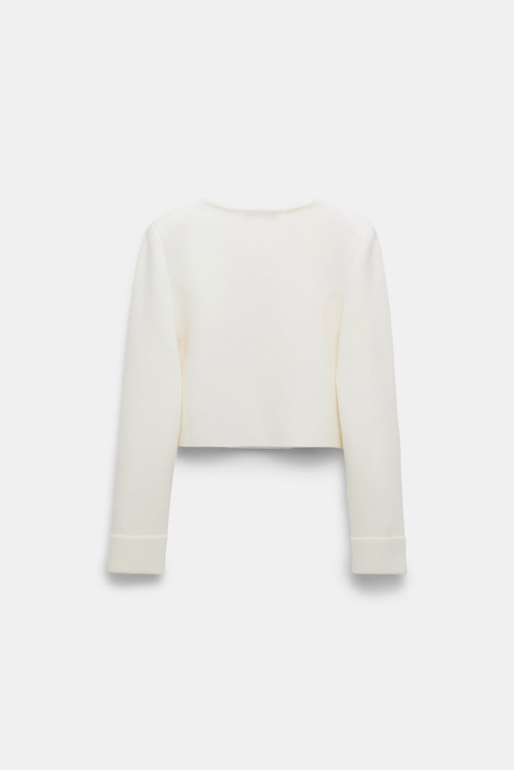 Dorothee Schumacher Doubleface Jacke aus Merino camellia white