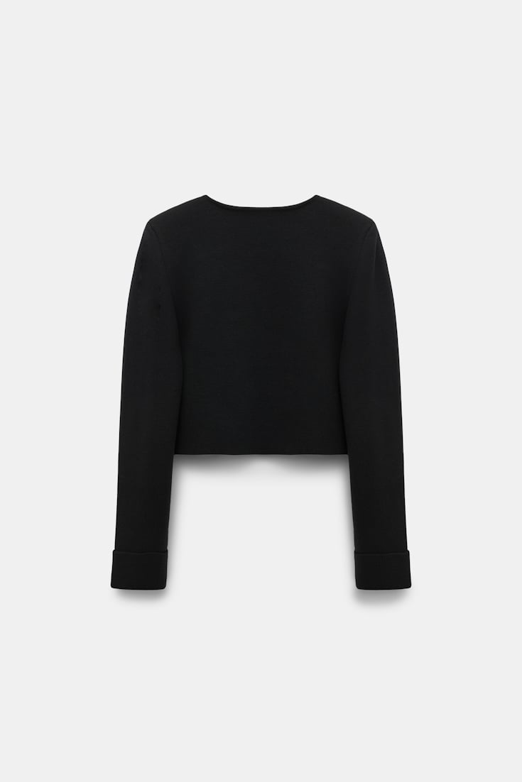 Dorothee Schumacher Doubleface Jacke aus Merino pure black