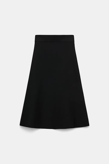 Dorothee Schumacher Doubleface Rock aus Merino pure black