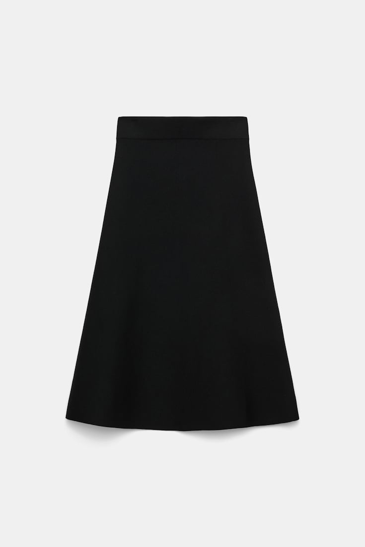 Dorothee Schumacher Doubleface Rock aus Merino pure black