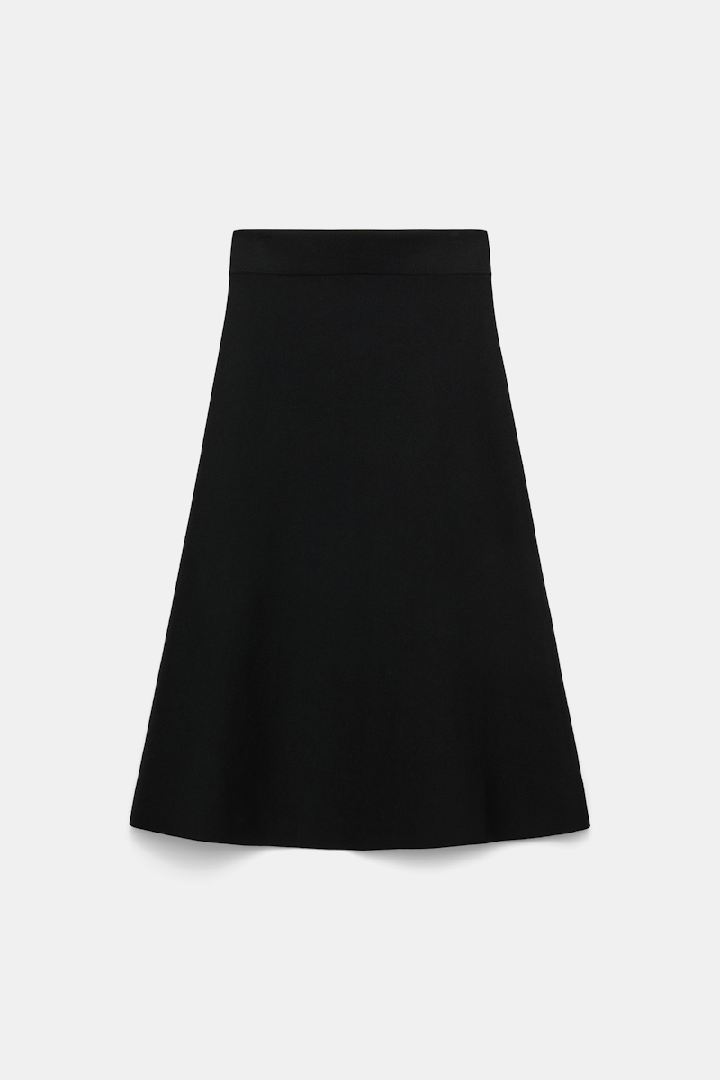 Dorothee Schumacher Knit Midi-skirt In Black