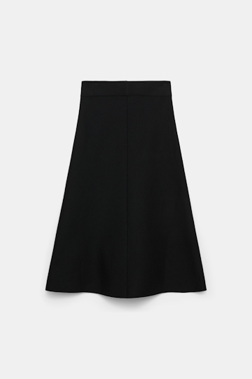 Dorothee Schumacher Doubleface Rock aus Merino pure black