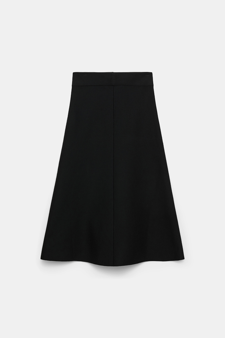 Dorothee Schumacher Doubleface Rock aus Merino pure black