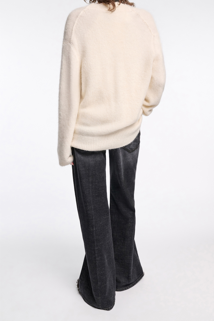 Dorothee Schumacher Cardigan aus Alpaka-Garn camellia white