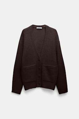 Dorothee Schumacher Cardigan aus Alpaka-Garn black chocolate
