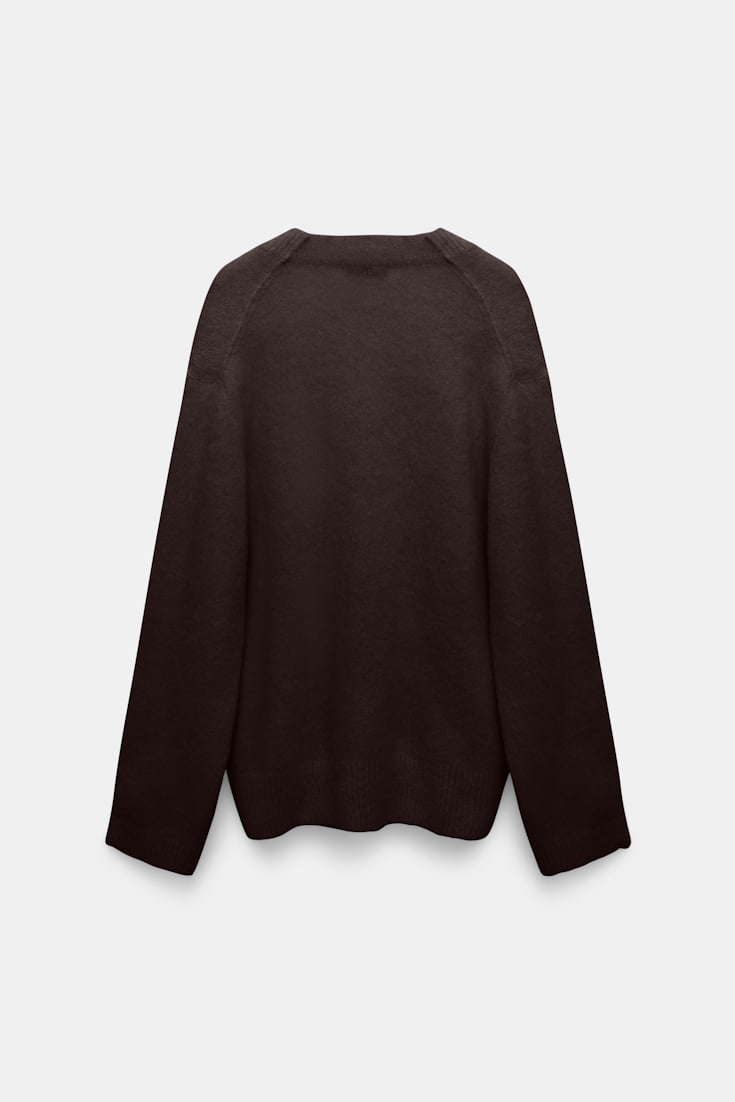 Dorothee Schumacher Cardigan aus Alpaka-Garn black chocolate