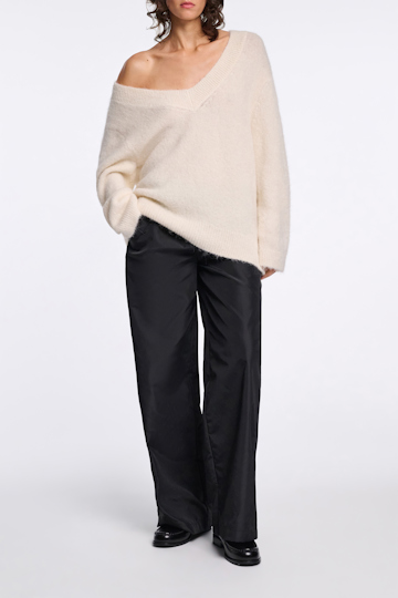 Dorothee Schumacher Pullover aus Alpaka-Garn camellia white