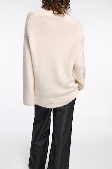 Dorothee Schumacher Pullover aus Alpaka-Garn camellia white