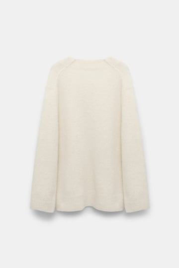 Dorothee Schumacher Pullover aus Alpaka-Garn camellia white