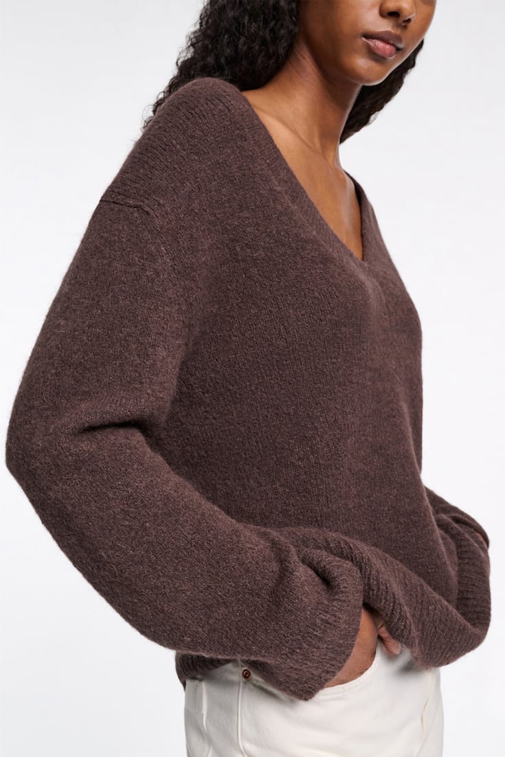 Dorothee Schumacher Pullover aus Alpaka-Garn black chocolate