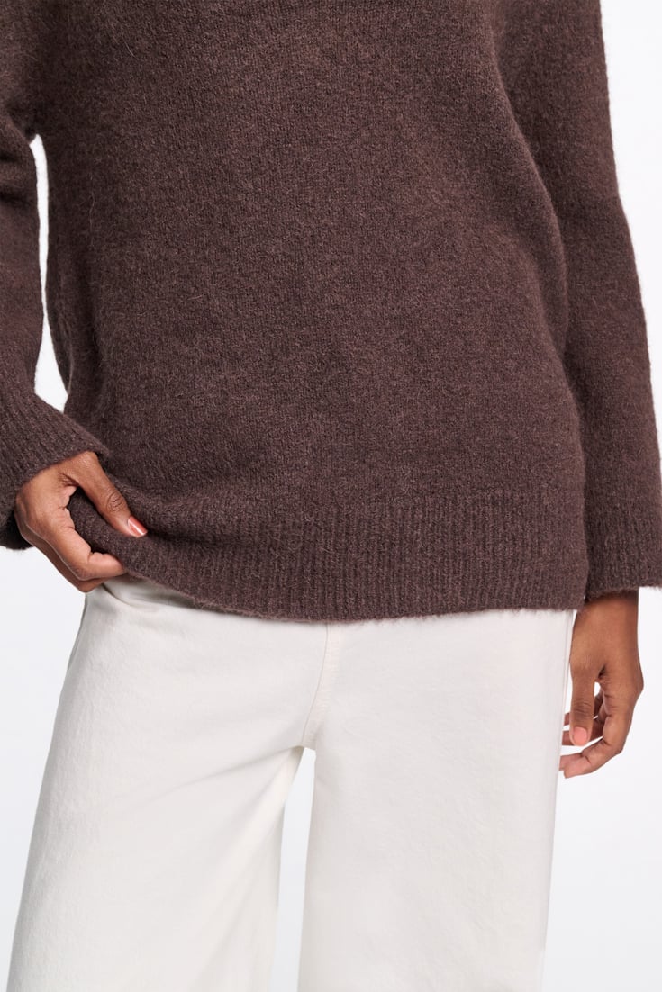 Dorothee Schumacher Pullover aus Alpaka-Garn black chocolate