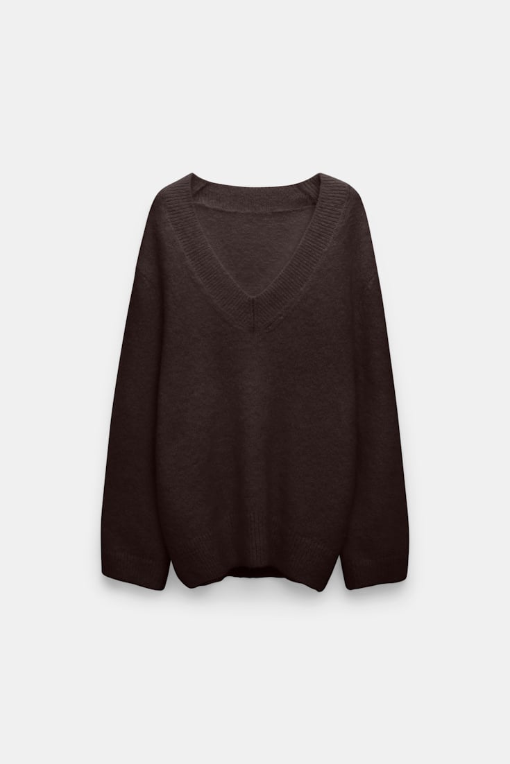 Dorothee Schumacher Pullover aus Alpaka-Garn black chocolate