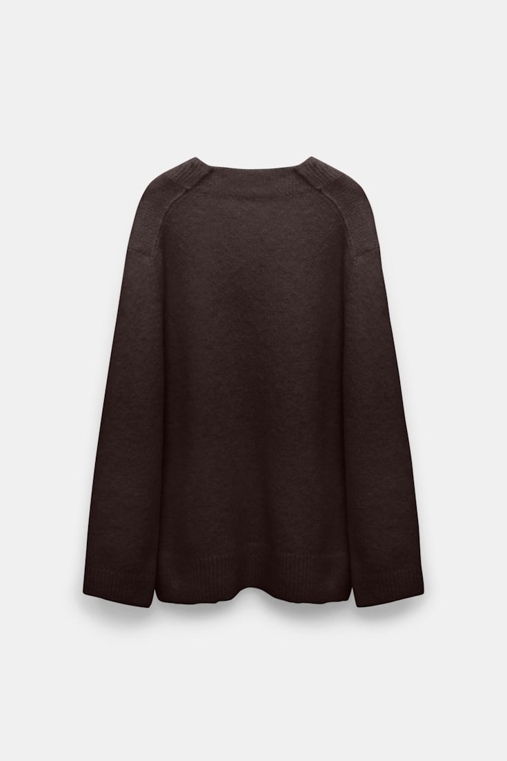 Dorothee Schumacher Pullover aus Alpaka-Garn black chocolate