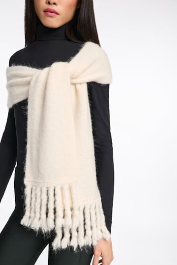 Dorothee Schumacher Schal aus Alpaka-Garn camellia white