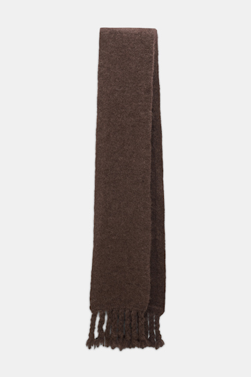 Dorothee Schumacher Alpaca mix scarf black chocolate