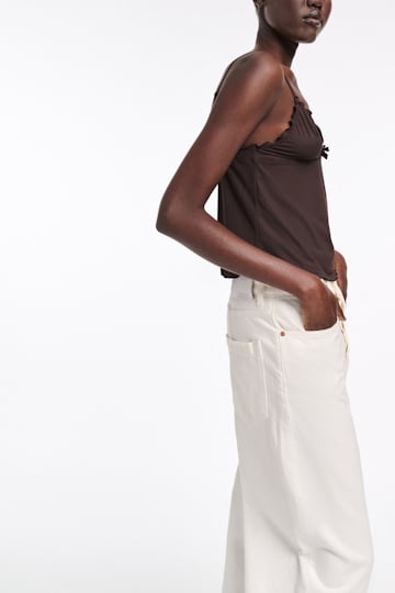 Dorothee Schumacher Lingerie Top aus technischem Jersey black chocolate