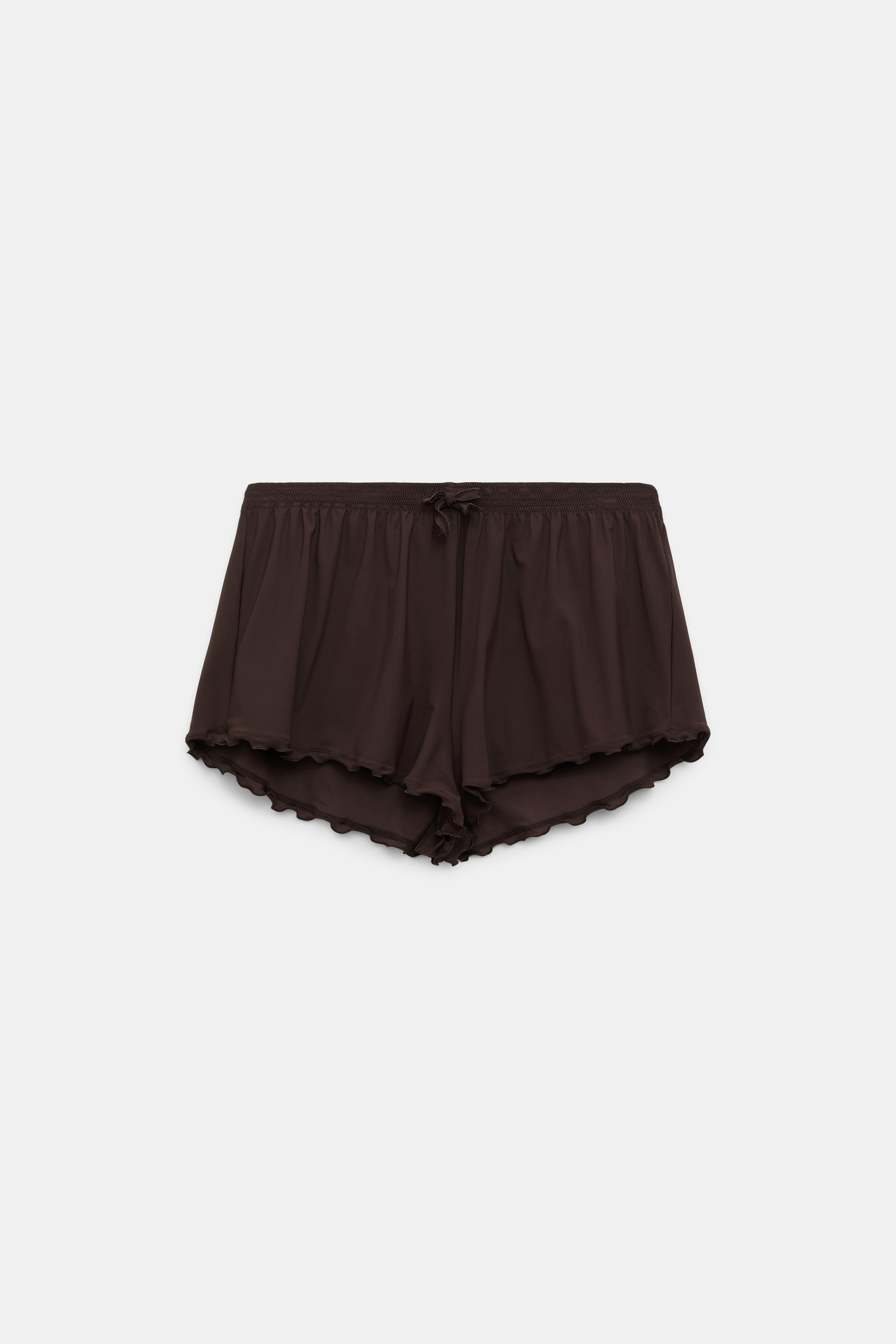 Dorothee Schumacher Technical jersey lingerie shorts black chocolate