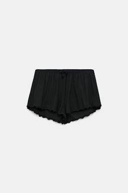 Dorothee Schumacher Lingerie-Shorts aus technischem Jersey pure black