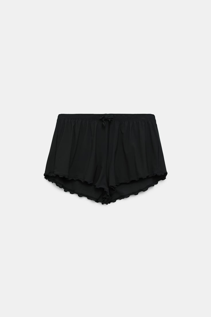 Dorothee Schumacher Lingerie-Shorts aus technischem Jersey pure black
