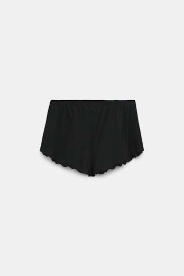 Dorothee Schumacher Lingerie-Shorts aus technischem Jersey pure black