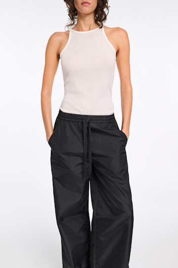 Dorothee Schumacher Tank top in luxurious rib knit pure white