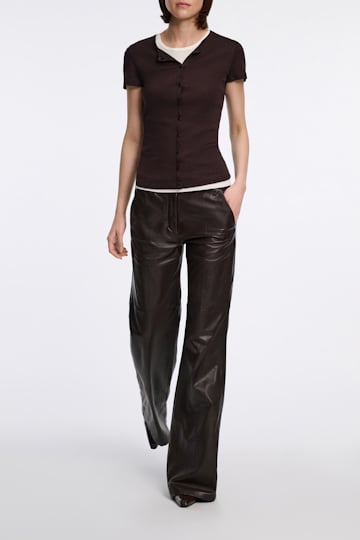 Dorothee Schumacher Rippenshirt chocolate