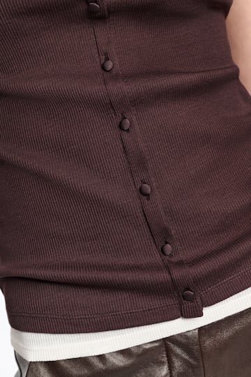 Dorothee Schumacher Rippenshirt chocolate