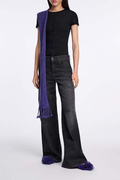 Dorothee Schumacher Rippenshirt pure black