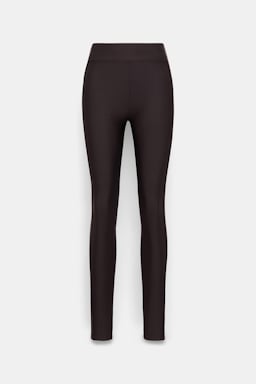 Dorothee Schumacher Leggings mit Seiteneinsatz dark chocolate