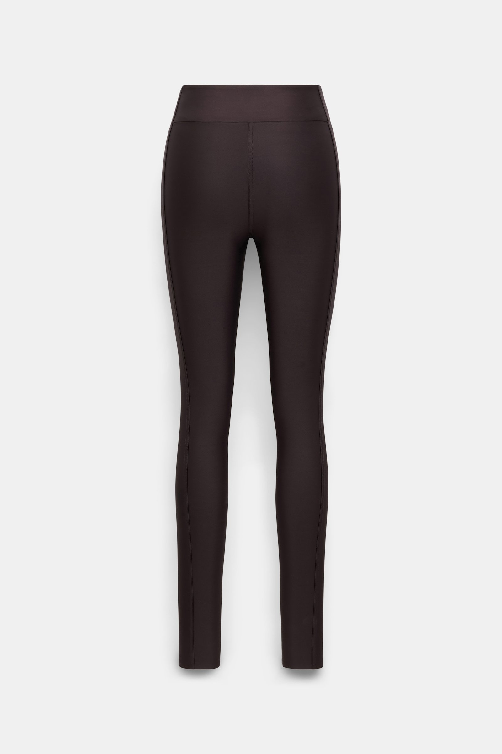 Dorothee Schumacher Leggings mit Seiteneinsatz dark chocolate