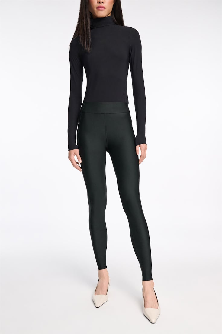 Dorothee Schumacher Leggings mit Seiteneinsatz pure black