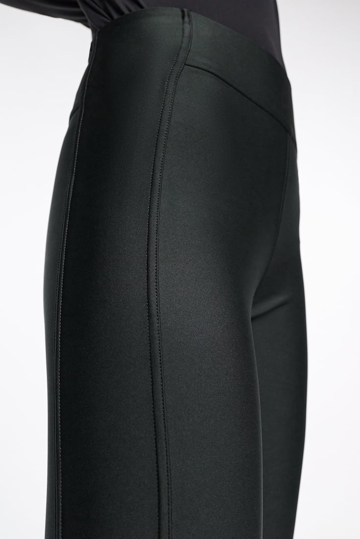 Dorothee Schumacher Leggings mit Seiteneinsatz pure black