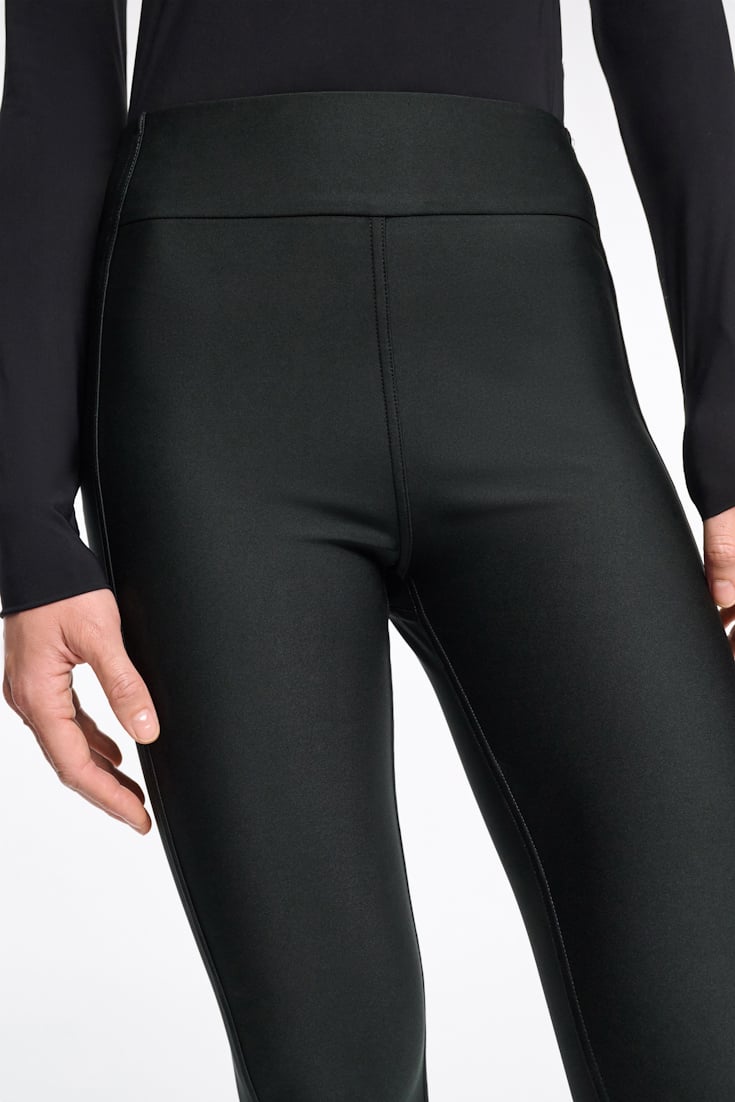 Dorothee Schumacher Leggings mit Seiteneinsatz pure black